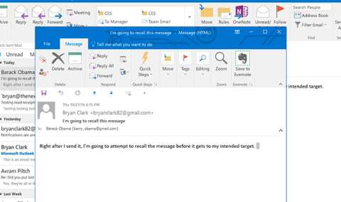 delete email from sender in outlook for mac